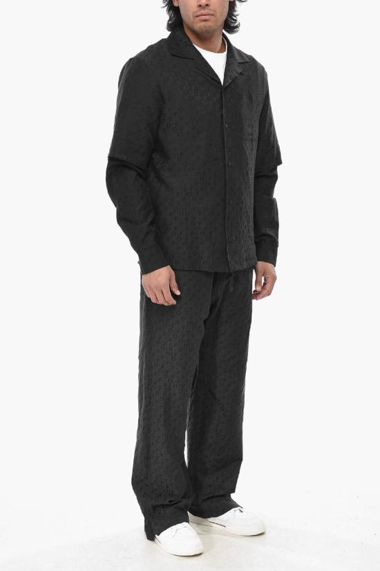  오프화이트 긴팔 셔츠 OMGE032F23FAB0011000 Black - OFF WHITE