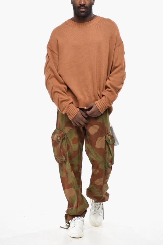  오프화이트 스웨터 OMHE151S23KNI0016464 Orange - OFF WHITE