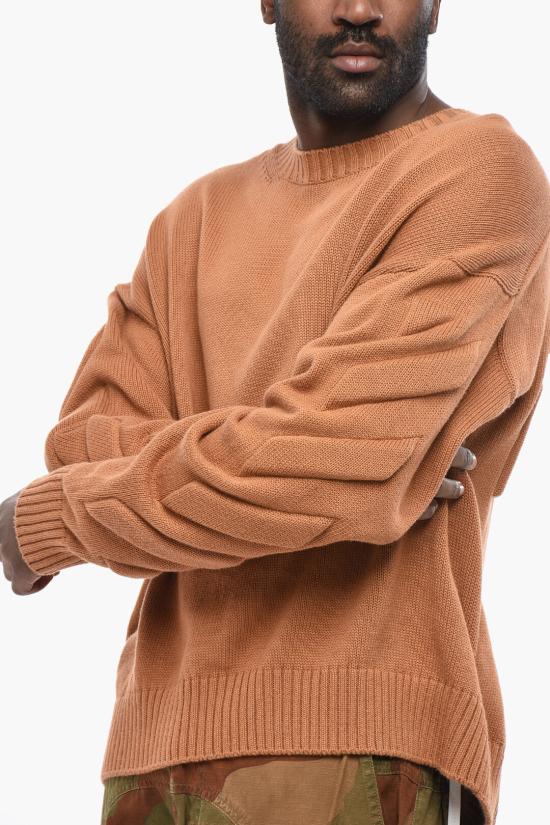  오프화이트 스웨터 OMHE151S23KNI0016464 Orange - OFF WHITE