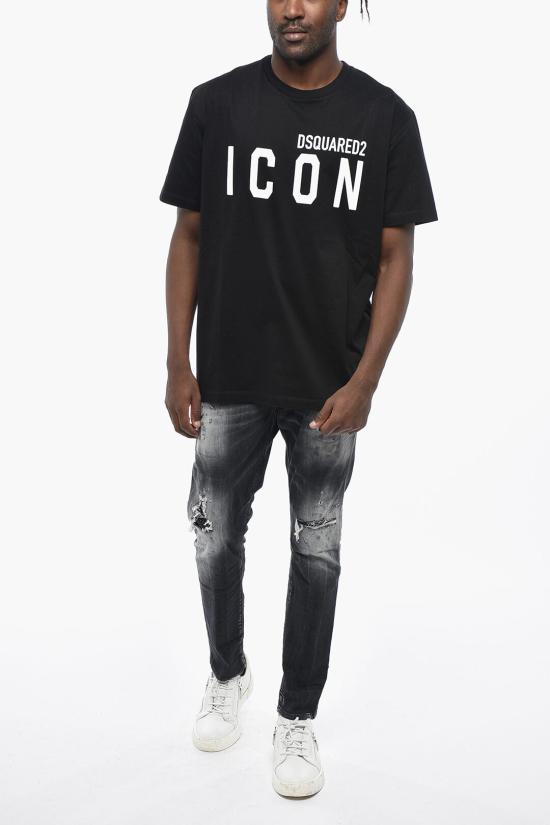 디스퀘어드2 반팔 티셔츠 S79GC0003S23009980 Black - DSQUARED2