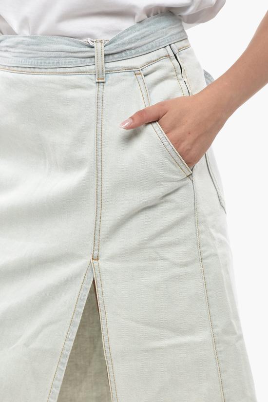  스텔라 맥카트니 데님 스커트 6D0021 3S0H79 Light blue - STELLA MCCARTNEY
