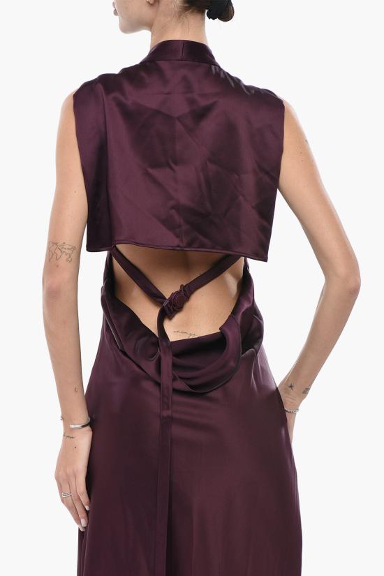  오프화이트 롱 원피스 OWDB485F23FAB0012800 Violet - OFF WHITE