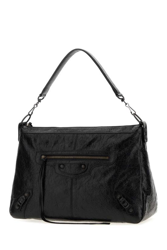 26FW 발렌시아가 르 시티 모토 미디움백 8661052ABEK 1000 Black - BALENCIAGA