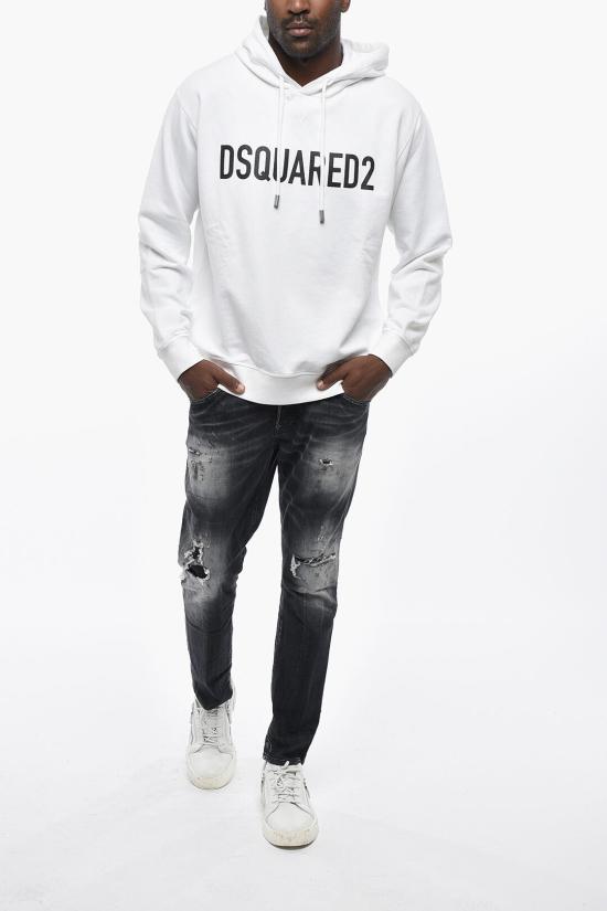 디스퀘어드2 후드 티셔츠 S74GU0664S25538100 White - DSQUARED2
