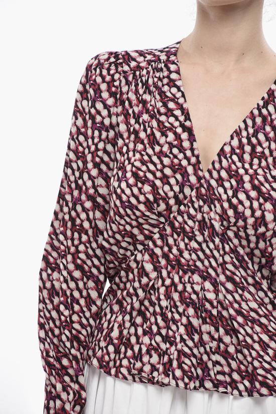  이자벨마랑 블라우스 24PHT0221FAB1J02E40RY Pink - ISABEL MARANT