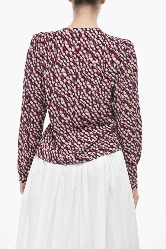  이자벨마랑 블라우스 24PHT0221FAB1J02E40RY Pink - ISABEL MARANT