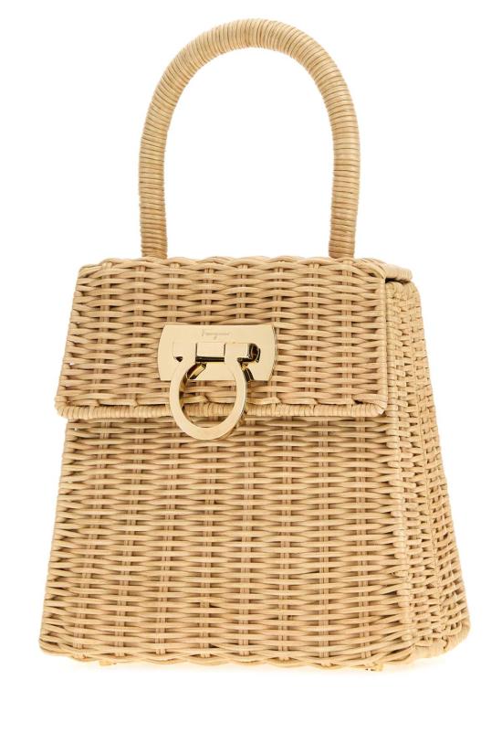 26FW 살바토레 페라가모 토트백 216176793846 NATURALENERO Beige o Tan - SALVATORE FERRAGAMO