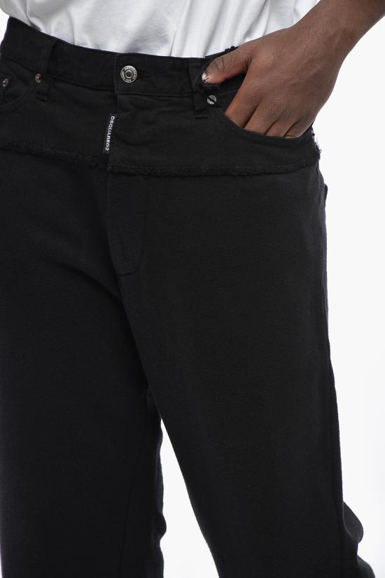  디스퀘어드2 스트레이트 팬츠 S74KB0925DTJ001900 Black - DSQUARED2