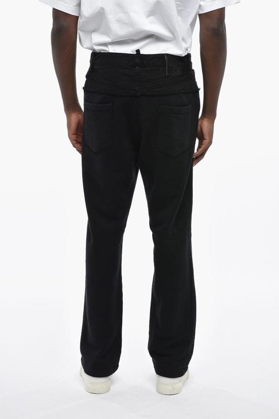  디스퀘어드2 스트레이트 팬츠 S74KB0925DTJ001900 Black - DSQUARED2