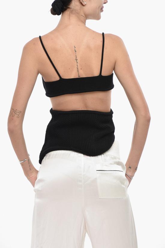  오프화이트 민소매 티셔츠 OWHT010S23KNI0011000 Black - OFF WHITE