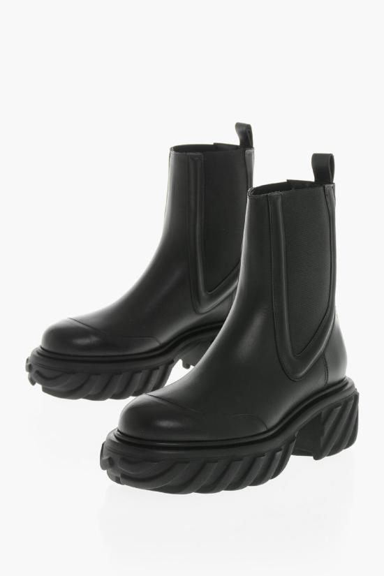  오프화이트 부츠 OWID039F23LEA0011010 Black