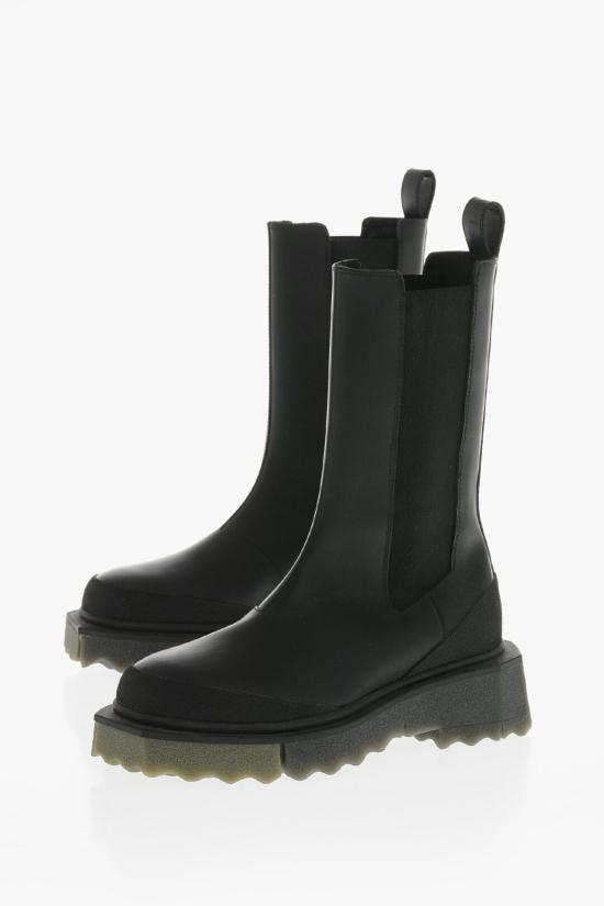  오프화이트 부츠 OWID018F22LEA0021056 Black