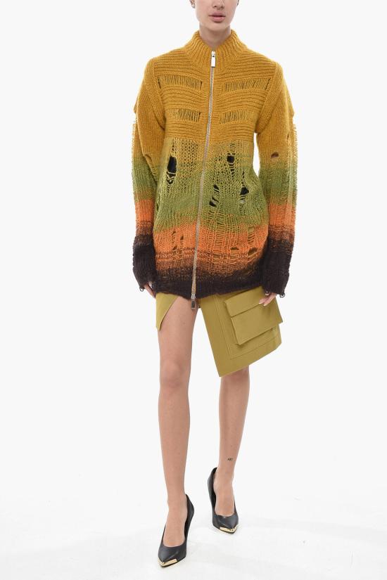  오프화이트 가디건 OWHB045F23KNI0015027 Yellow