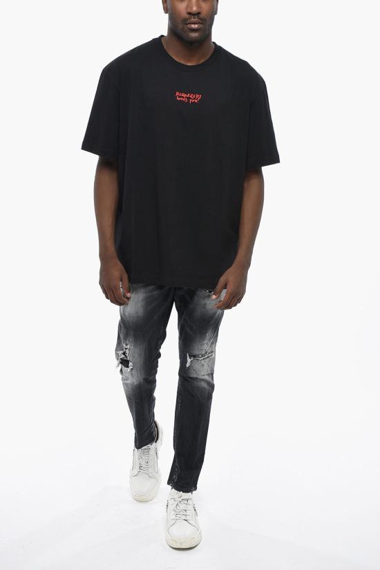  디스퀘어드2 반팔 티셔츠 S74GD1362D20020900 Black - DSQUARED2