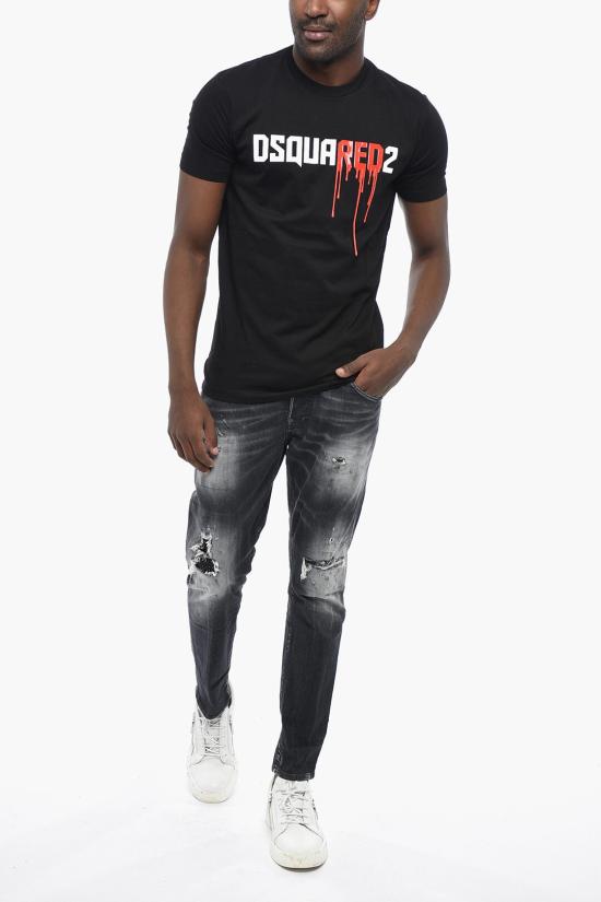  디스퀘어드2 반팔 티셔츠 S74GD1328S23009900 Black - DSQUARED2