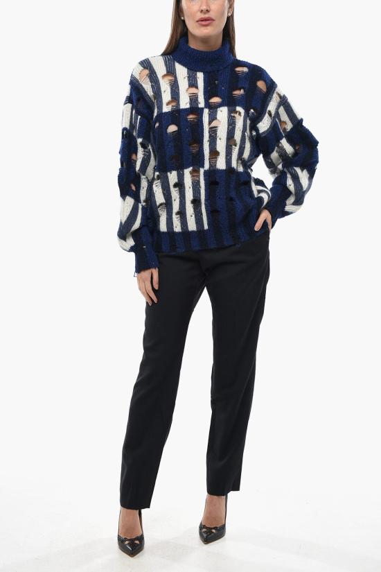  오프화이트 터틀넥 OWHF043F23KNI0014504 Blue - OFF WHITE