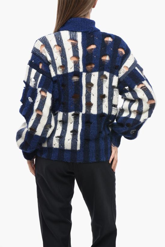  오프화이트 터틀넥 OWHF043F23KNI0014504 Blue - OFF WHITE