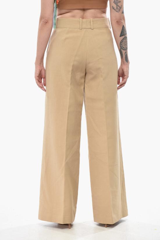  오프화이트 스트레이트 팬츠 OWCA190G23FAB0016161 Beige - OFF WHITE