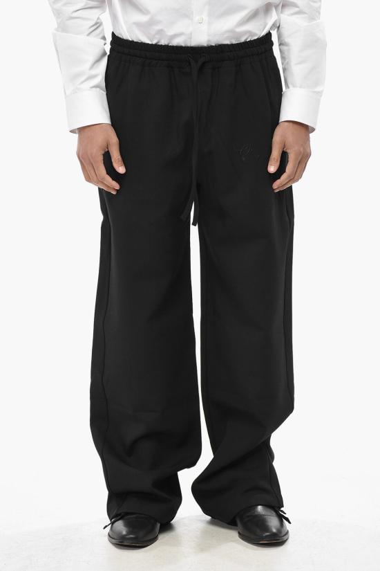  오프화이트 스트레이트 팬츠 OMCJ022F22FAB0011010 Black