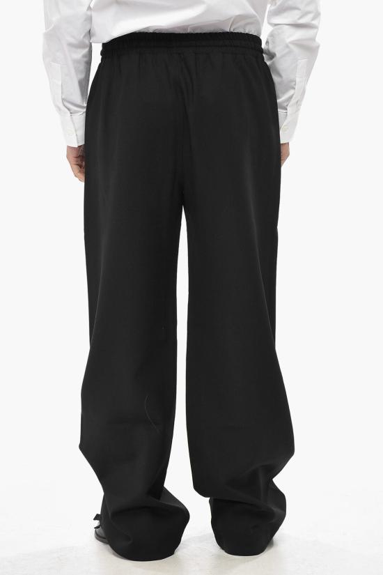  오프화이트 스트레이트 팬츠 OMCJ022F22FAB0011010 Black - OFF WHITE