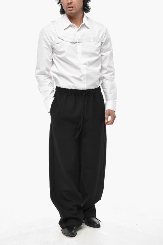  오프화이트 스트레이트 팬츠 OMCJ022F22FAB0011010 Black - OFF WHITE