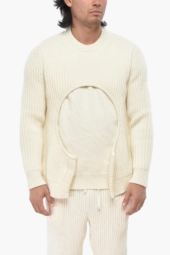  오프화이트 스웨터 OMHE179F23KNI0016100 White