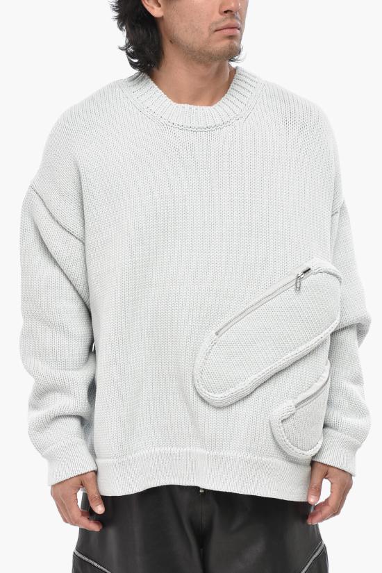  오프화이트 스웨터 OMHE150S23KNI0014100 White