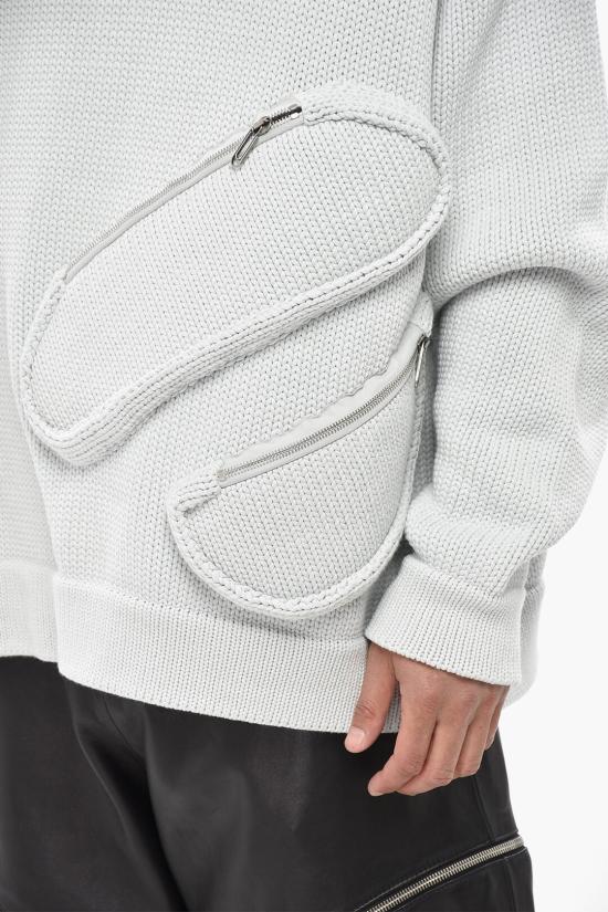  오프화이트 스웨터 OMHE150S23KNI0014100 White - OFF WHITE