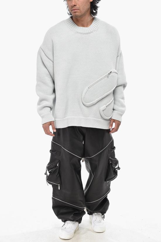  오프화이트 스웨터 OMHE150S23KNI0014100 White - OFF WHITE