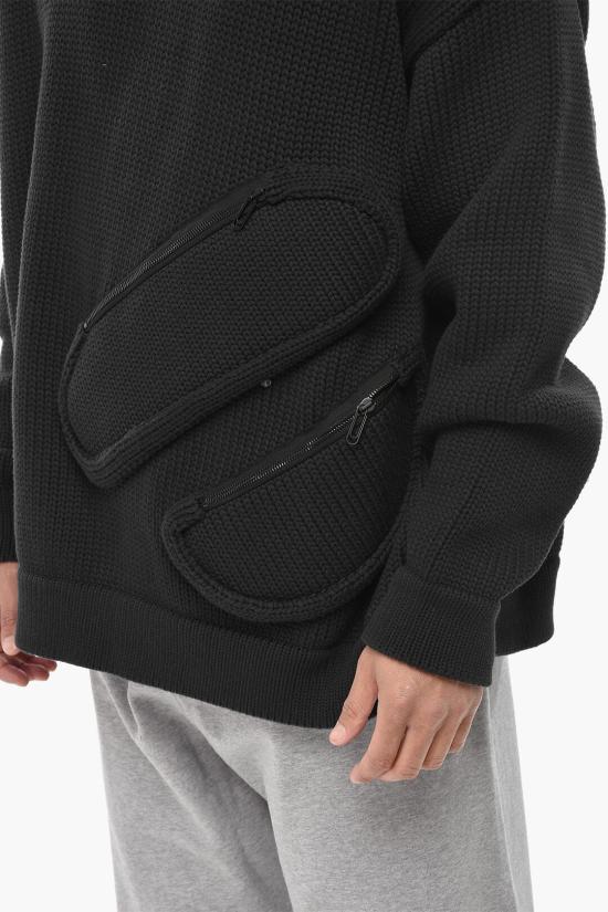  오프화이트 스웨터 OMHE150S23KNI0011000 Black - OFF WHITE