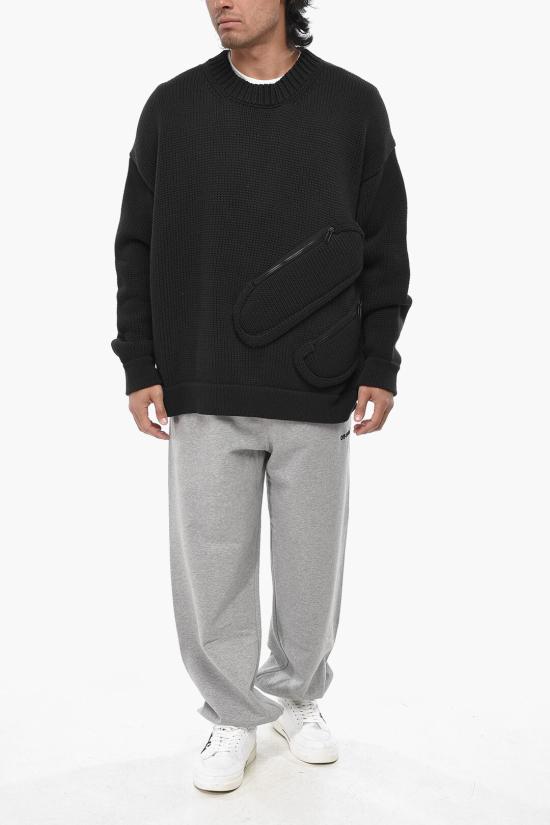  오프화이트 스웨터 OMHE150S23KNI0011000 Black - OFF WHITE