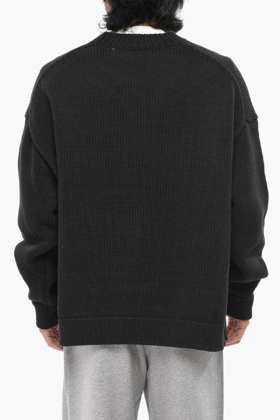  오프화이트 스웨터 OMHE150S23KNI0011000 Black - OFF WHITE