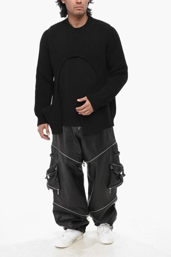  오프화이트 스웨터 OMHE179F23KNI0011000 Black - OFF WHITE