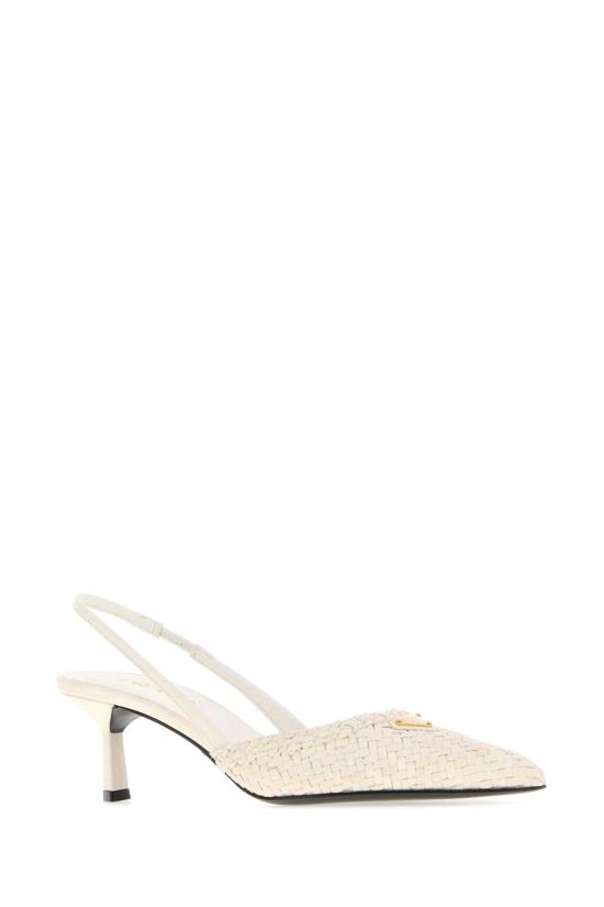 26FW 프라다 힐/펌프스 1I427OF055034 F097W White - PRADA