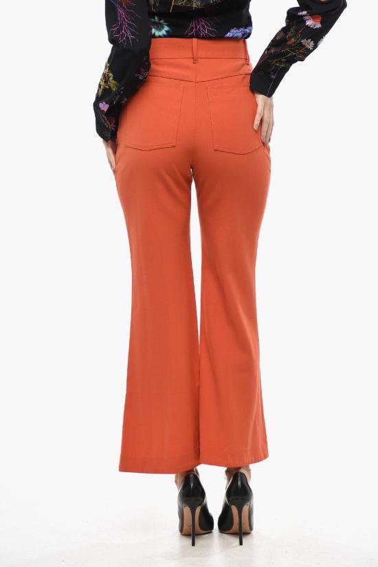  스텔라 맥카트니 스트레이트 팬츠 6400093AU7017510 Orange - STELLA MCCARTNEY