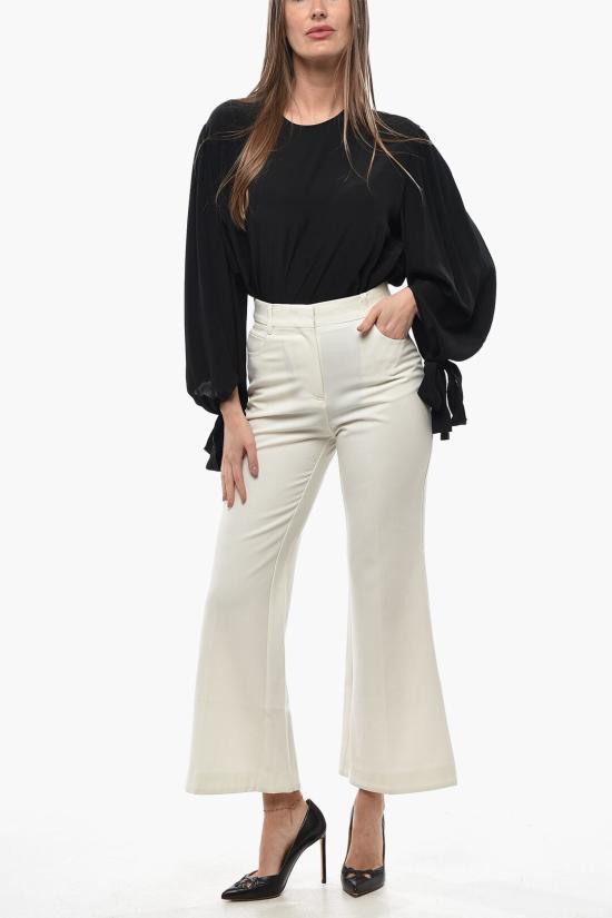  스텔라 맥카트니 스트레이트 팬츠 6400093AU7019200 White - STELLA MCCARTNEY