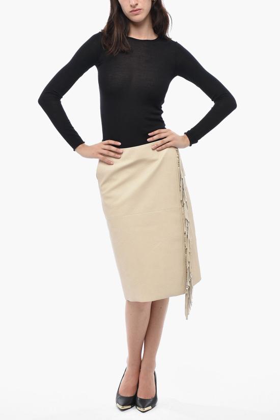  스텔라 맥카트니 미디 스커트 630008SJB149561 Beige - STELLA MCCARTNEY