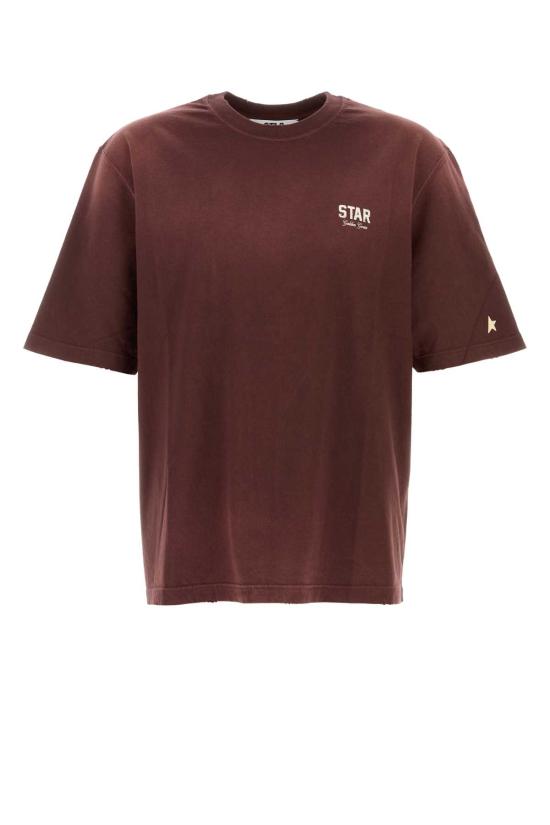 26FW 골든구스 반팔 티셔츠 GUP01873P002420 40233 Burgundy