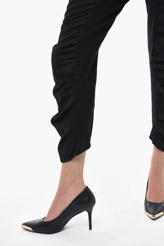  스텔라 맥카트니 스트레이트 팬츠 WH1 466568 SIB50 1000 Black - STELLA MCCARTNEY