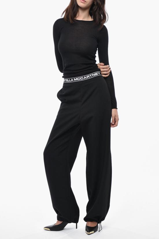  스텔라 맥카트니 스트레이트 팬츠 604186SSA361000 Black - STELLA MCCARTNEY