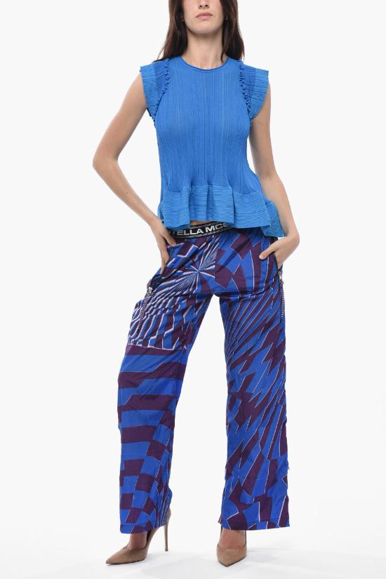 스텔라 맥카트니 스트레이트 팬츠 604182SSA688500 Multicolor - STELLA MCCARTNEY