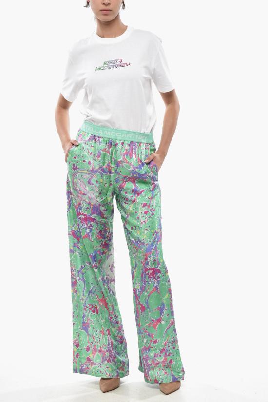  스텔라 맥카트니 스트레이트 팬츠 604193SSA668500 Green - STELLA MCCARTNEY