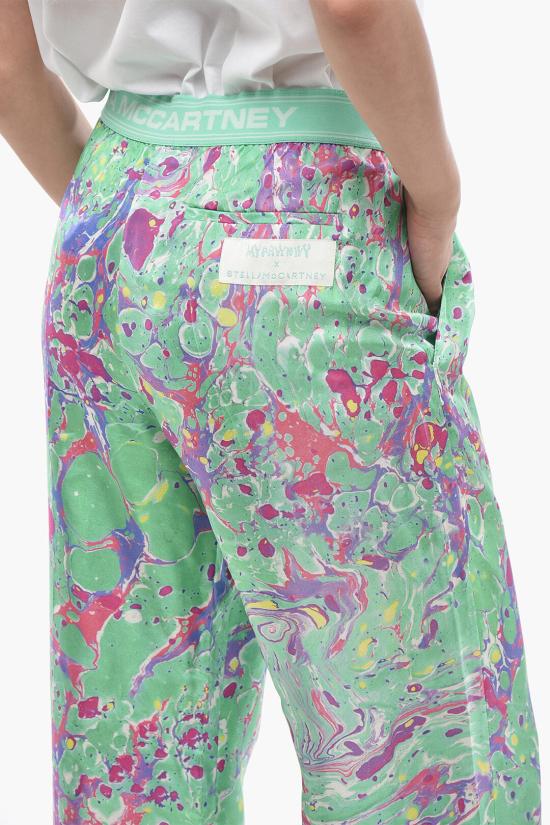  스텔라 맥카트니 스트레이트 팬츠 604193SSA668500 Green - STELLA MCCARTNEY