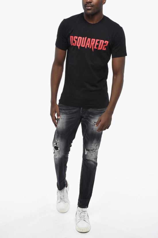  디스퀘어드2 반팔 티셔츠 S74GD1313D20014900 Black - DSQUARED2
