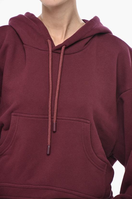  오프화이트 후드 티셔츠 OWBB055F23JER0012800 Burgundy - OFF WHITE