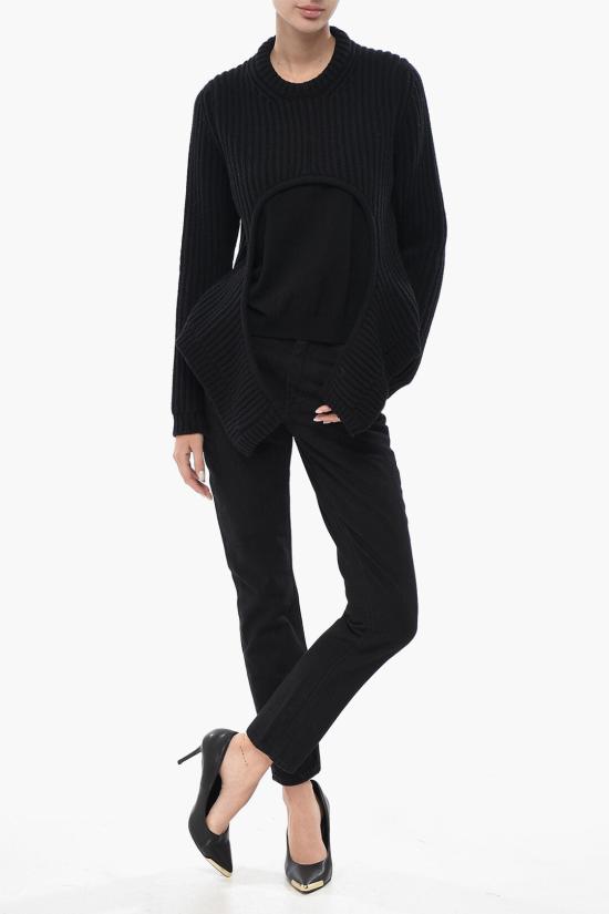  오프화이트 스웨터 OWHE099F23KNI0011000 Black - OFF WHITE