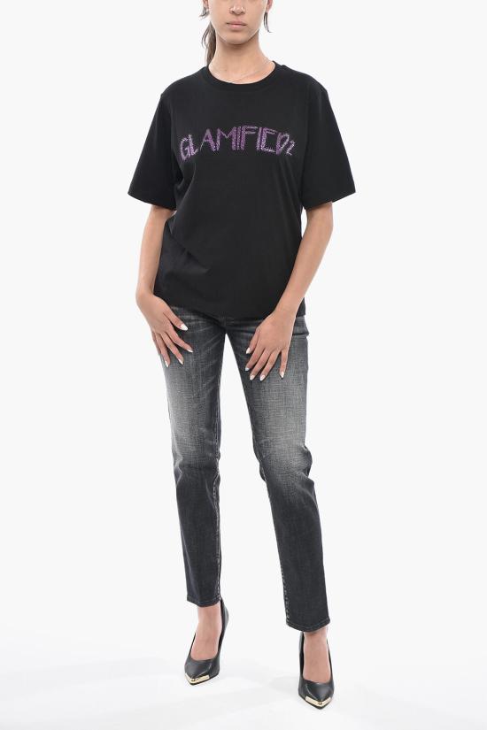  디스퀘어드2 반팔 티셔츠 S72GD0543D20020900 Black - DSQUARED2