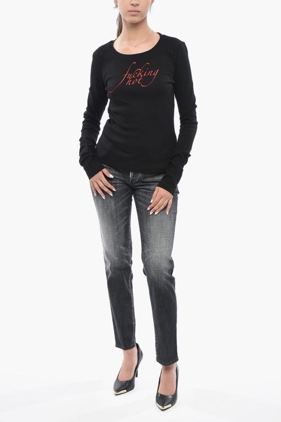  디스퀘어드2 긴팔 티셔츠 S72GD0542S23010900 Black - DSQUARED2