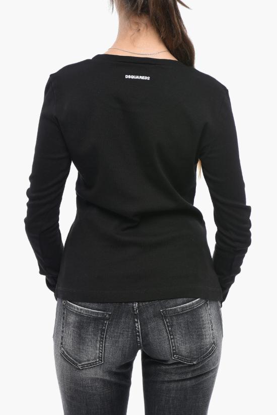 디스퀘어드2 긴팔 티셔츠 S72GD0542S23010900 Black - DSQUARED2