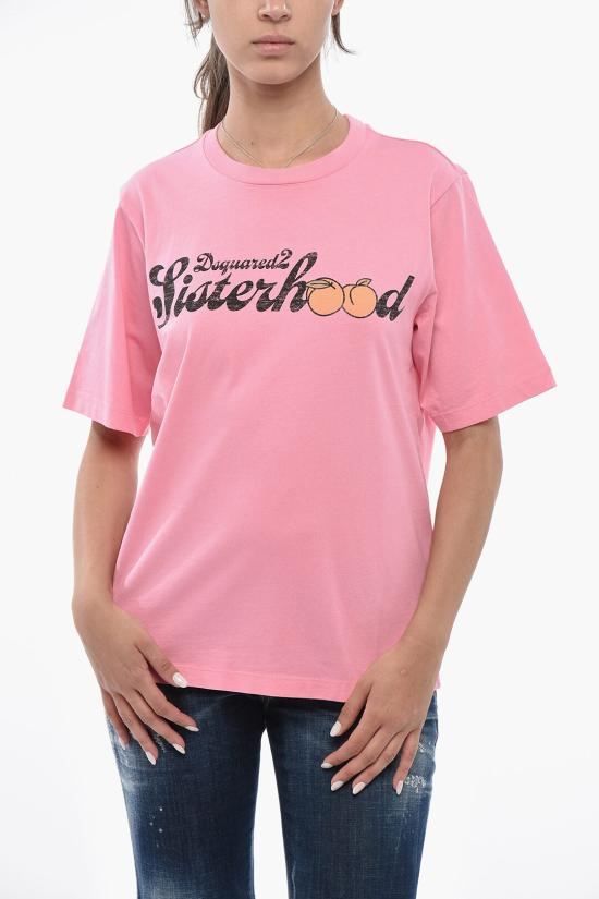  디스퀘어드2 반팔 티셔츠 S72GD0540D20035243 Pink